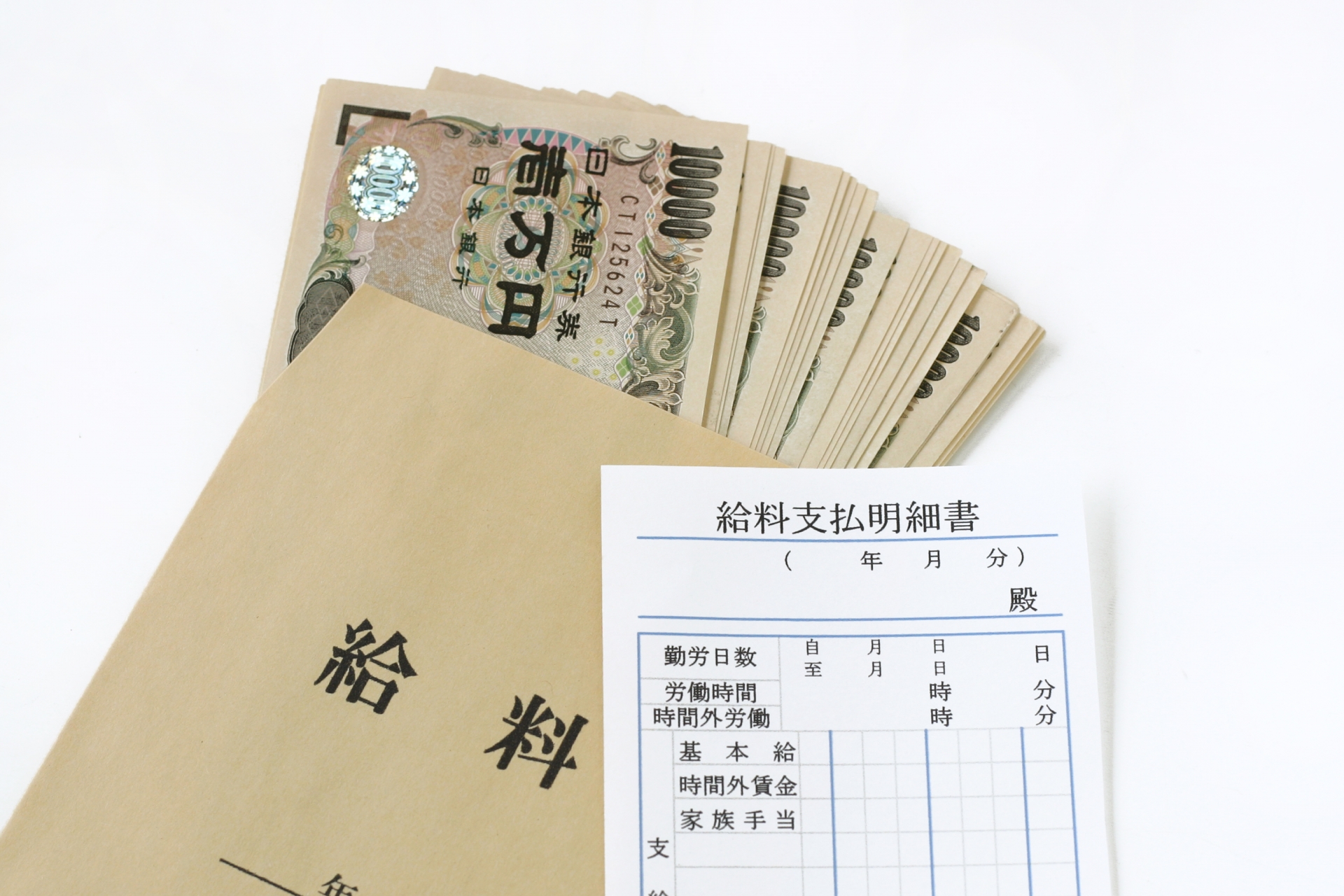 給料袋と給料